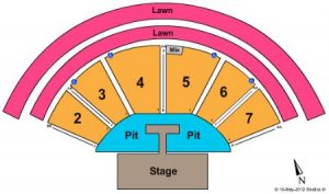 White Oak amphitheater seating chart