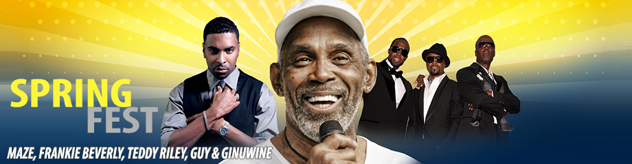 Greensboro Spring Fest: Maze, Frankie Beverly, Teddy Riley, Guy & Ginuwine at White Oak Amphitheater