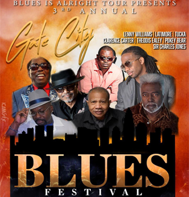 Gate City Blues Festival: Sir Charles Jones, Pokey Bear, Lenny Williams & Lattimore