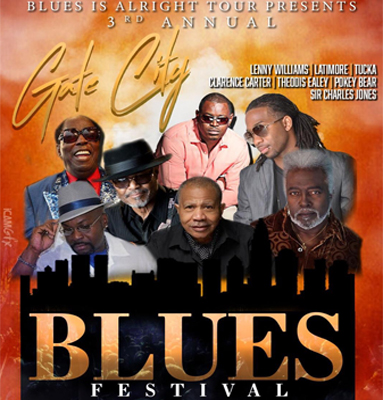Gate City Blues Festival: Sir Charles Jones, Pokey Bear, Lenny Williams & Lattimore at White Oak Amphitheater