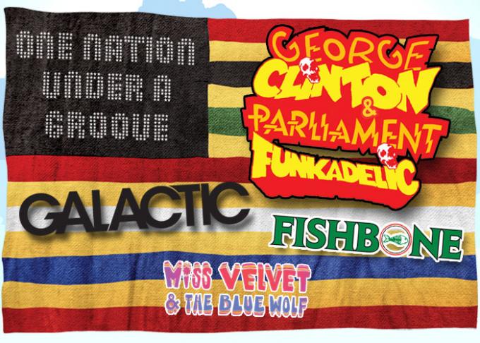 One Nation Under A Groove: George Clinton, Parliament Funkadelic, Galactic & Fishbone
