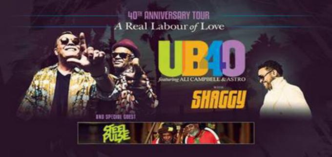UB40's Ali and Astro & Shaggy at White Oak Amphitheater