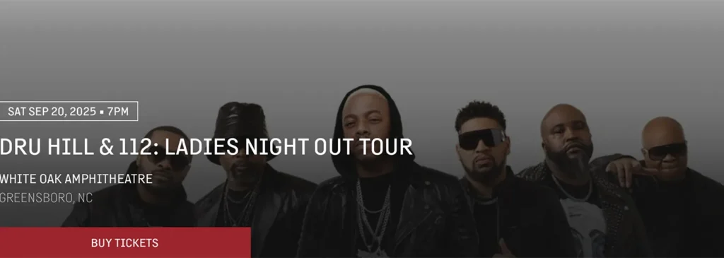 Dru Hill & 112 at White Oak Amphitheatre At Greensboro Complex